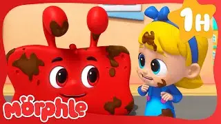 Muddy Morphle Takes A Bath |  Mila and Morphle | Fun Cartoons for Kids