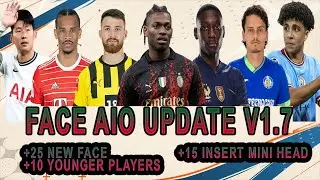 FACEPACK FIFA 19 V1.7 + V1.8 | FIFA 19 PATCH 2023 | RAFAEL LEAO, RICO LEWIS, K.MUANY,Gonçalo Ramos