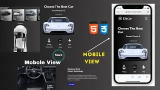 How to create a 🚗 Car Website  Using HTML & CSS | Web Development Tutorial car website kese banaye