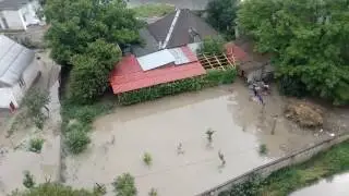 Потоп в Симферополе в Крыму 10.06.2017.