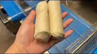 Automatic spring rolls production line to spring rolls and lumpia making machine