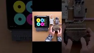 Live looping w/ Colour Palette thumb piano, IHM, OP-Z, Loopy Pro, & TX-6 #shorts