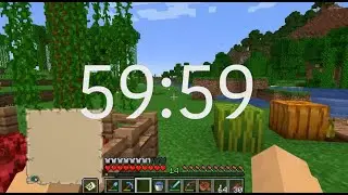 60 Minute Timer with Relaxing Music: Minecraft Theme