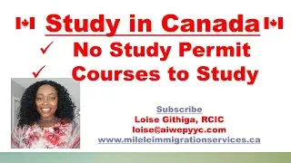 STUDY In Canada Without A Study Visa! Courses To Study Without A Study Permit