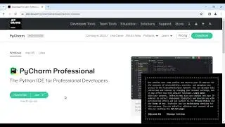 How to download PyCharm in windows 10 in 2024