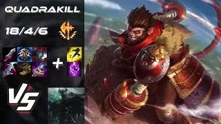 TOP Wukong vs Mordekaiser [QUADRAKILL] - NA Challenger Patch 14.17