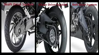 Belt Drive I Shaft Drive I Chain Drive System Explain in hindi I 