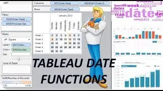 15.Tableau Date Functions in Telugu || String Functions ||