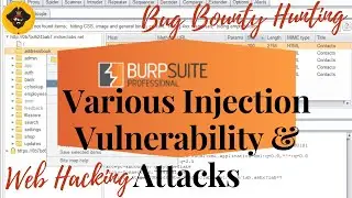 BurpSuite | #11 Various Injection Vulnerability Attacks |BugBountyHunting,WebHacking|Premium Pirates