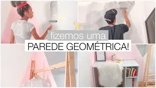 FIZEMOS UMA PAREDE GEOMÉTRICA - @biiapazoficial 💖