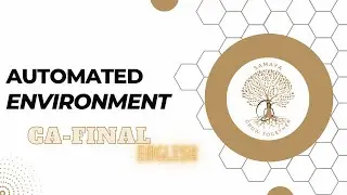 CA Final Audit Nov 23 English : Automated Environment