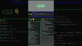hover text animation html css