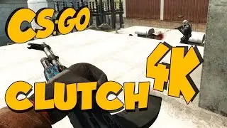 AK-47 4K CLUTCH on NUKE - CS:GO Competitive