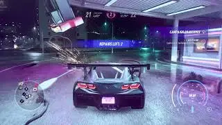 Need for Speed Heat - Chevrolet Corvette Heat Level 2 Police Chase