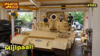 Tank koepel elektrisch draaien! Zou 't dit keer lukken?