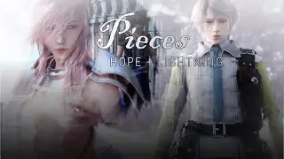hope&lightning • pieces (final fantasy xiii)