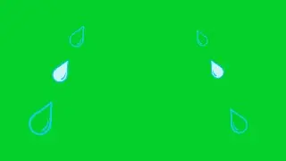 `Cold sweat9 green screen effect(panic,tear,embarrassment)