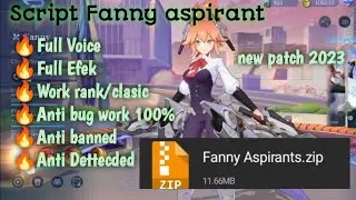Script skin fanny aspirant -blade of kibou No Password terbaru 2023!! ~Mobile legends