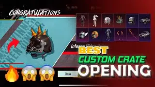 😱GOT INFERNO RIDER HELMET | BEST CUSTOM CRATE OPENING PUBG MOBILE 🔥🔥😱 | VAMPIRE SET | MYTHICS