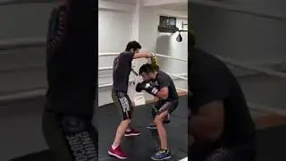 Отработки на лапах. Тренировка по бокса . Москва . Boxing Guru Club