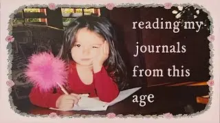 Reading old journals as I clean out my childhood bedroom {part 1 - elementary school}