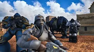 SPACE MARINE SOLDIERS ARE TRAPPED BY SAURON - WARHAMMER 40K -  Ultimate Epic Battle Simulator 2