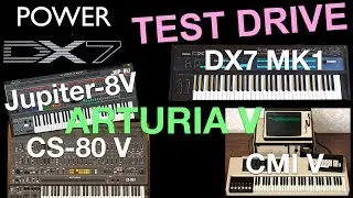 Arturia V Collection 6 - Yamaha DX7 Shootout Yamaha CS-80 V, Roland Jupiter-8 V, Fairlight CMI V