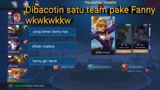 Gk mau nunjukin WR Fanny awto di bacotin satu team wkkwwkkw
