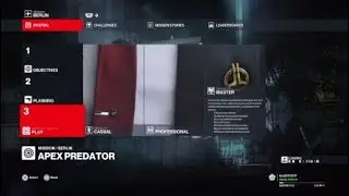 [HITMAN 3] - Берлин - Мастер - [Бесшумный убийца только костюм].