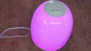 Aoboco Night Light Bluetooth Speaker Review, Fun for night time use