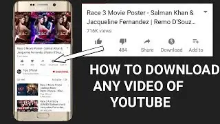 How to save youtube video in gallery