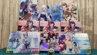 Мини боксы с тянками много геншина #карточки #cards #геншин #anime #honkaistarrail #genshinimpact