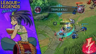 ELECTROCUTE AKALI IS OP!! 16 KILLS | Wild Rift Akali Gameplay - Kiritod