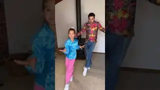 I taught her how to walk, she taught me how to jive.😆