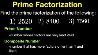 Prime Factorization