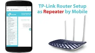 TP-Link Router Setup as Repeater by Mobile | How to use TP-Link Router As Range Extender Archer C20