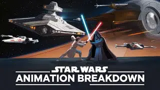 Star Wars Animation Breakdown | Darth Vader vs Jedi