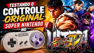 Testando o Controle Original Super Nintendo no Ultra Street Fighter 4: Nostalgia Pura!