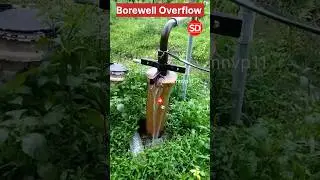 😍 Borewell Water Overflow | #vikramnvp11 #shorts #ytshots #solutiondomain #2024