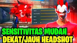 AIM SELALU KEPALA‼️SENSITIVITAS AUTO HEADSHOT FREE FIRE TERBARU‼️SENSITIVITAS FREE FIRE TERBAIK
