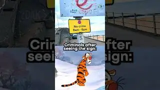 No crime allowed 😔