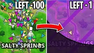 I Got 100 FANS to Compete by ONLY Landing at SALTY SPRINGS!