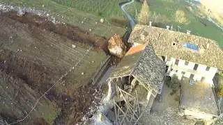Лучшее видео с квадрокоптера. Самое красивое видео. Катастрофа в Италии.сьемка с квадрокоптера