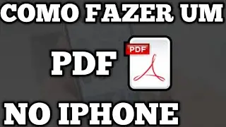 Como FAZER PDF no IPHONE