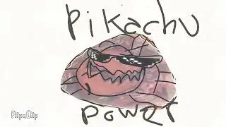 Mi primer FlipaClip caserock ,checko y pikachupower
