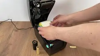 Godex RT200i: установка риббона и калибровка