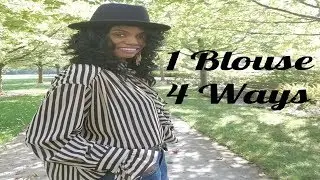 1 Blouse 4 Ways Work that Wardrobe #1