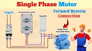 Reverse Forward Motor Wiring l single Phase Motor l Sam Electric