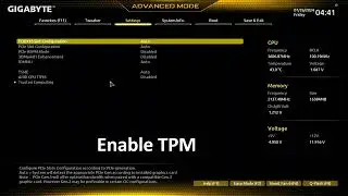 How to Enable TPM 2.0
