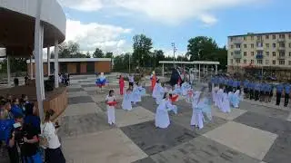 Открытие площади Светогорска. Первые танец-песня.
